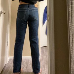 Lucky brand low-mid rise straight jeans